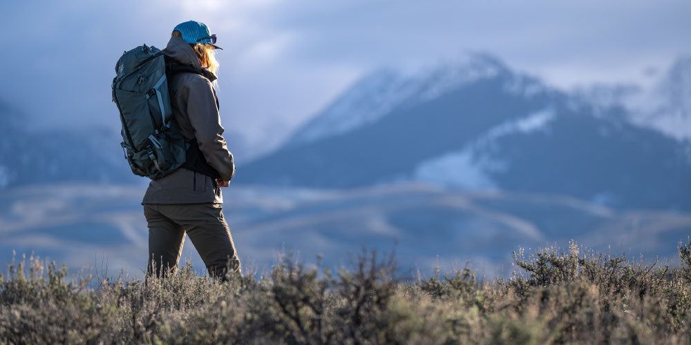 Woman wearing VOORMI starring off into the distance
