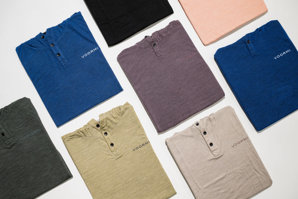 Flat lays of VOORMI River Run Hoodies