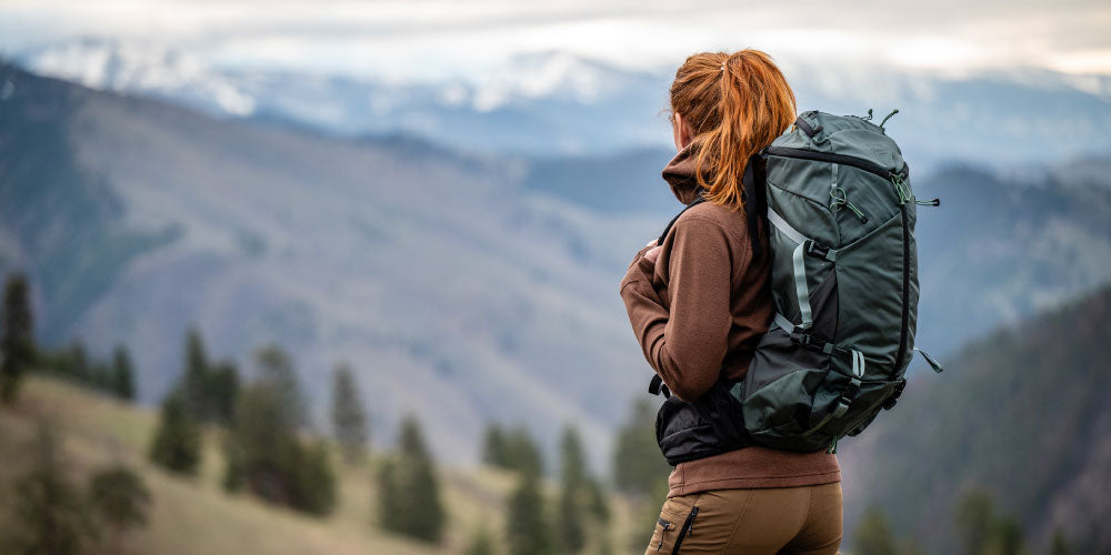 Women looking off into the distance